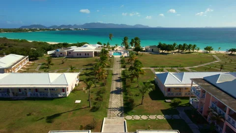 View Of St Martin From Anguilla Stock Footage 219345990