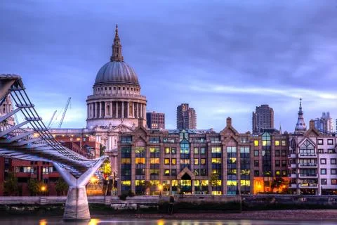 View of st pauls Stock Photos