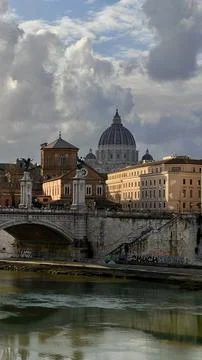 View on St. Peter cathedral's dome Stock Photos