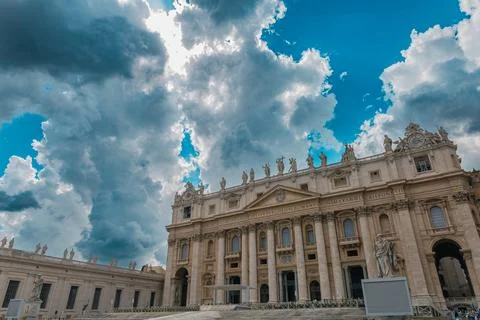 View of St. Peter's Basilica Stock Photos