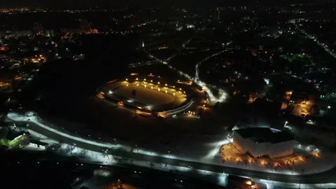 View of the stadium Stock Footage 168044918