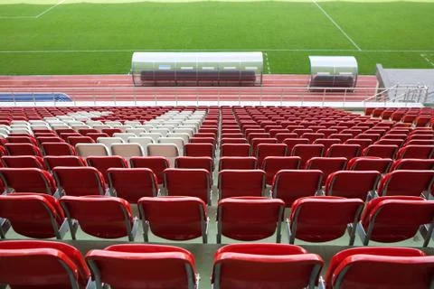 View to the stadium Stock Photos