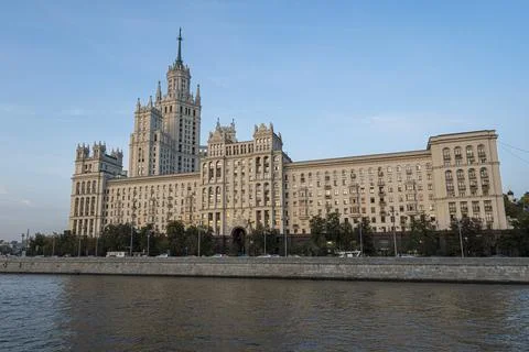 A view of the Stalin's skyscraper. Foto stock