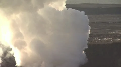 View Of A Steam Cloud As It Rises Into The Air 動画素材 19291355