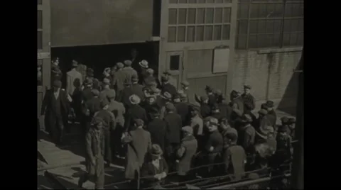 View of steel mill in Youngstown Stock Footage 44571874