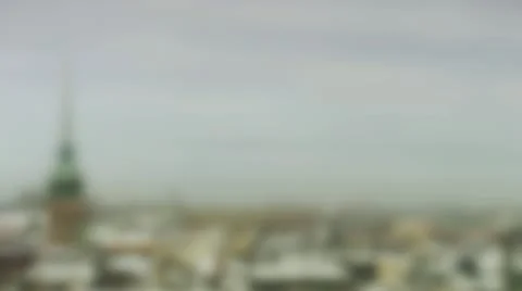 View of Stockholm in the winter Stock Footage 11290865