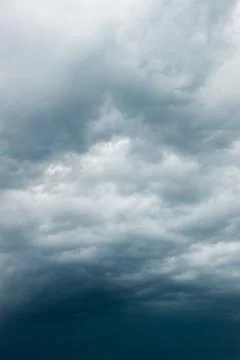 View of the stormy clouds in the sky Stock Photos