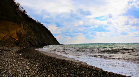 View stormy sea Video stock 37808671