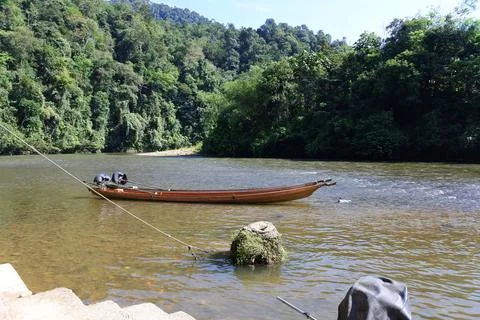 View of the Subayang River Stock Photos