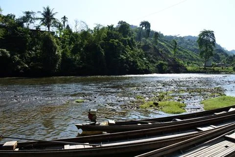View of the Subayang River Stock Photos