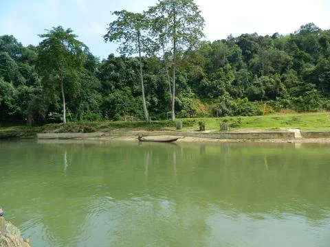 View of the Subayang River Stock Photos