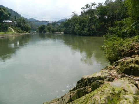 View of the Subayang River Stock Photos