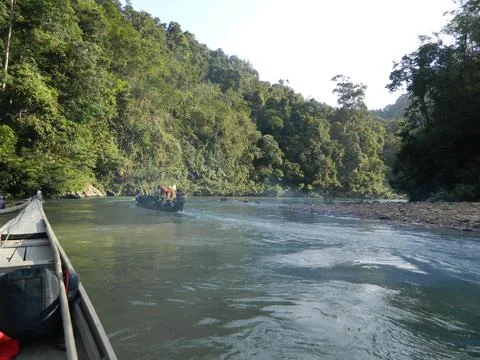 View of the Subayang River Stock Photos