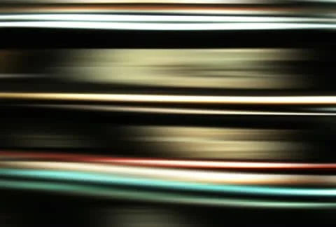 View From Subway Train Window _ cables moving bright Fast. Stock Footage 10732616