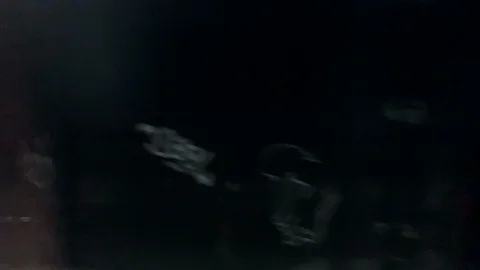 View subway window moving through dirty gritty tunnel graffiti New York City NYC Stock Footage 108199613