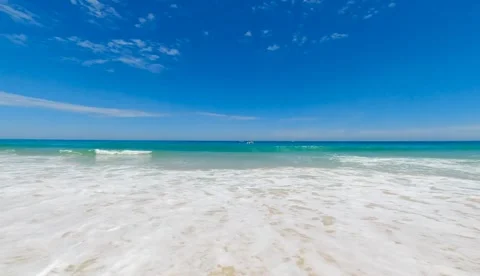 View Of Summer Beach Beautiful Video stock 282926247