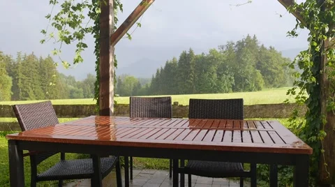 View of summer rain. 動画素材 65792453