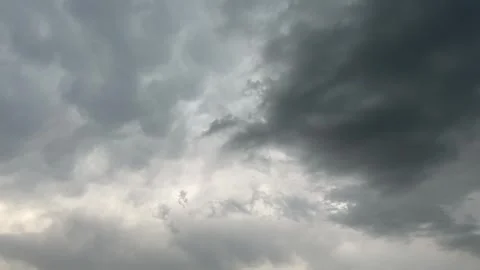 View of summer sky with dark clouds Stock Footage 244479734