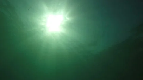 View of sun through water Stock Footage 130431362