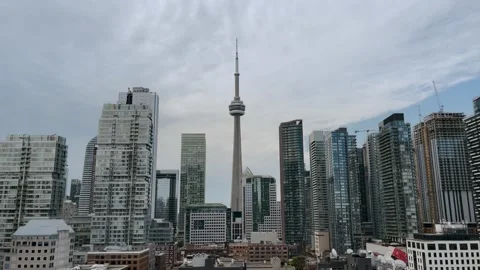 View of sunny Toronto, Canada Stock Footage 266072359