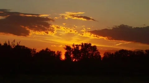 View of sunset Stock Footage 55324744