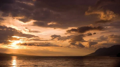 View of sunset Stock Footage 94529658