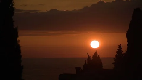 View of sunset Stock Footage 94536053