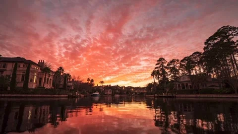 The view at sunset Stock Footage 232869200