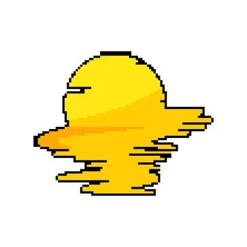 View sunset pixel art vector illustration 스톡 일러스트