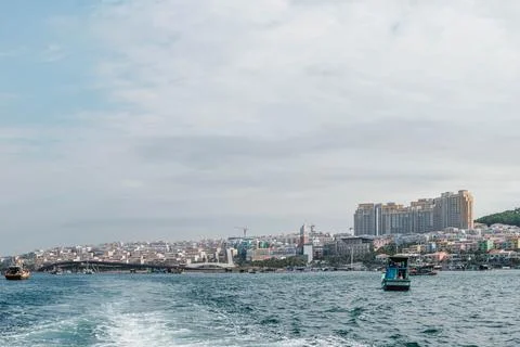 View of Sunset Town Coastal Development and Skyline in Phu Quoc Vietnam fro.. Stock Photos
