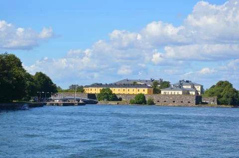 A view of  Suomenlinnan Stock Photos