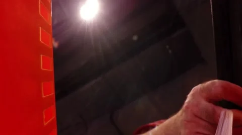 View from the supermarket basket Stock Footage 67487566