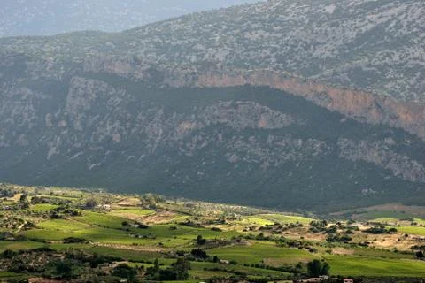 View of Supramonte of Dorgali Stock Photos