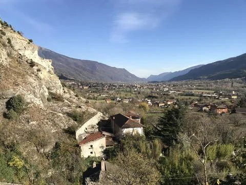 View of the Susa Valley Stock Photos