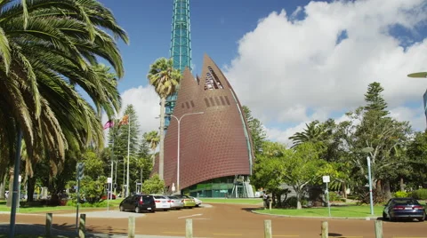 View of Swan Bell Tower Stock Footage 61415524