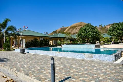 View of swimming pool Foto stock