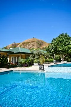 View of swimming pool Foto stock