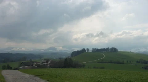 View from Swiss Hill Stock Footage 52094979