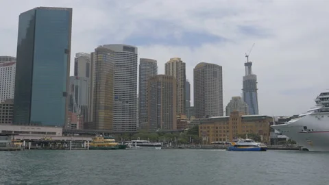 View of Sydney Downtown 4K Stock-Footage 131388952