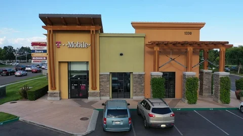 View of T-Mobile Storefront and Sierra V... | Stock Video | Pond5