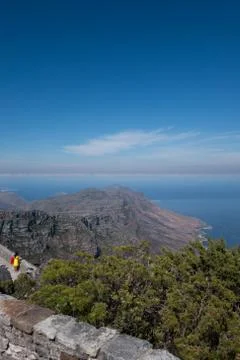 View from Table Mountain, Cape Town, South Africa Stock Photos