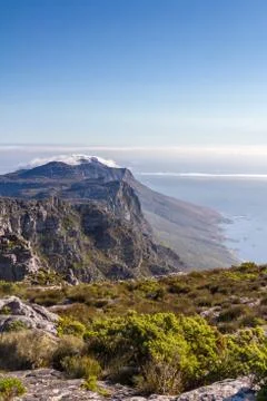View from Table Mountain, Capetown Foto stock