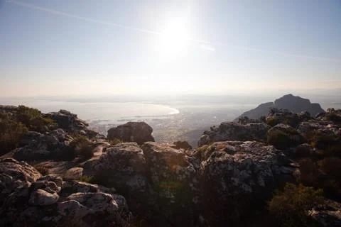 View from table mountain Stock Photos