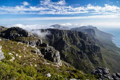 View from Table mountain Stock Photos