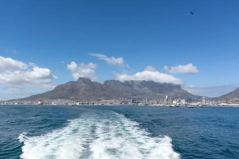 View of Table Mountain Stockfoto's