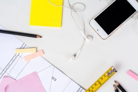 View of table working Stock Photos