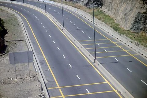 View of the Taif highway Foto stock