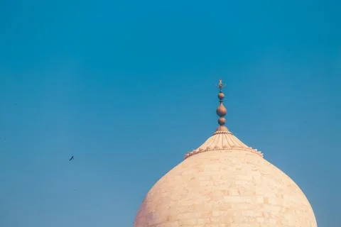 The view of Taj Mahal. Stock Photos