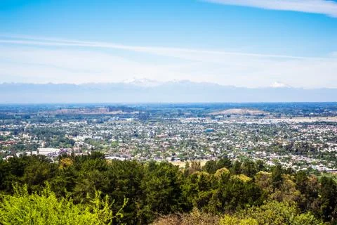 View of Talca Foto stock