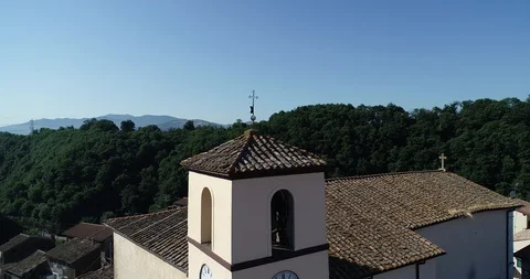 View from the tall bell tower 스톡 동영상 113055983